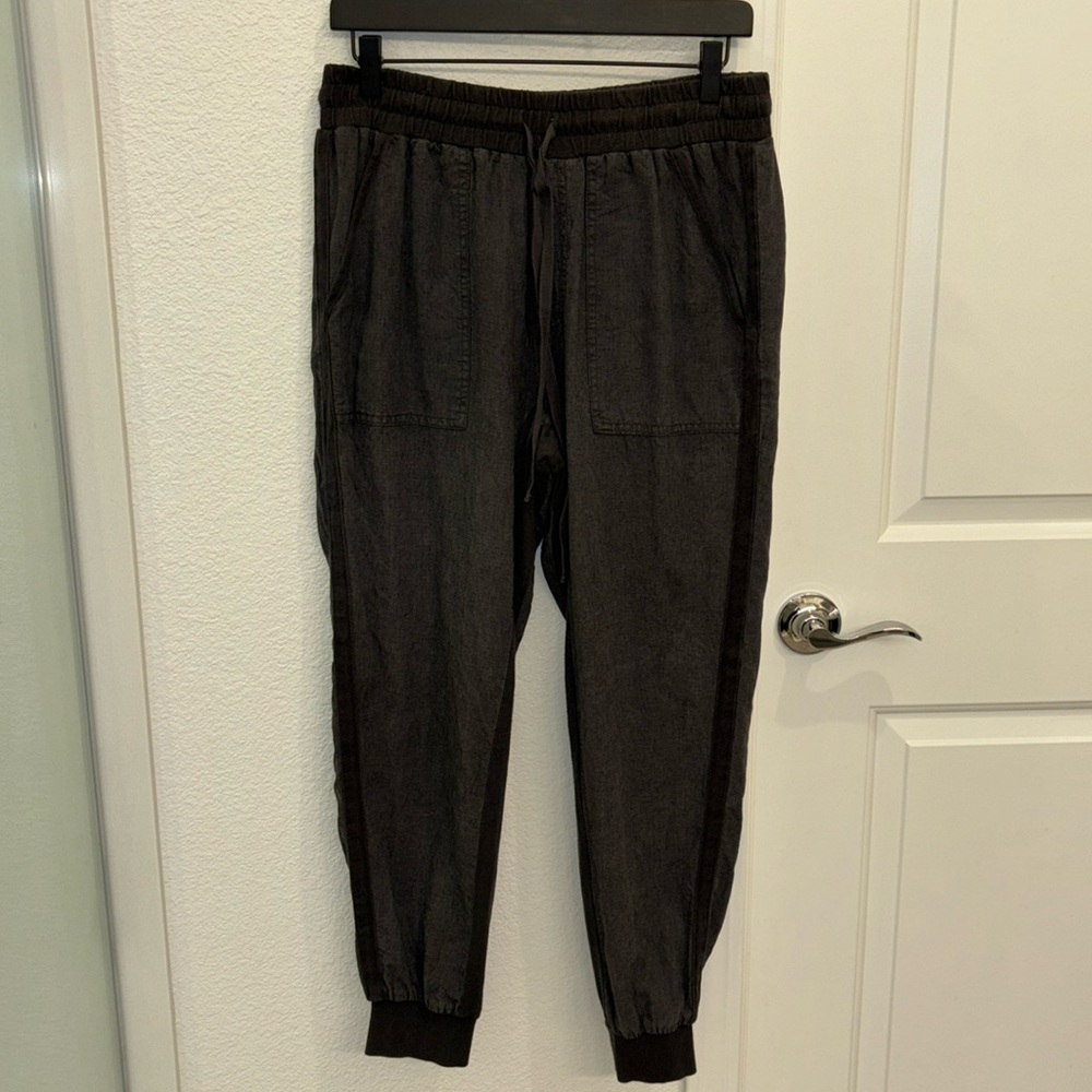 Splendid grey linen joggers - EUC